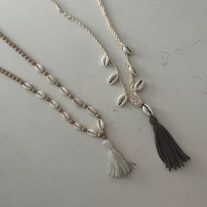 Cowrie Seashell Layering Necklaces